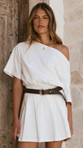 Aleski Mini Dress - White
