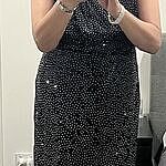 Sparkling Love Frequency Halter Maxi Dress Black