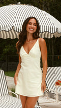 Halina Mini Dress - Yellow
