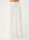 Yours To Keep Maxi Skirt - White
