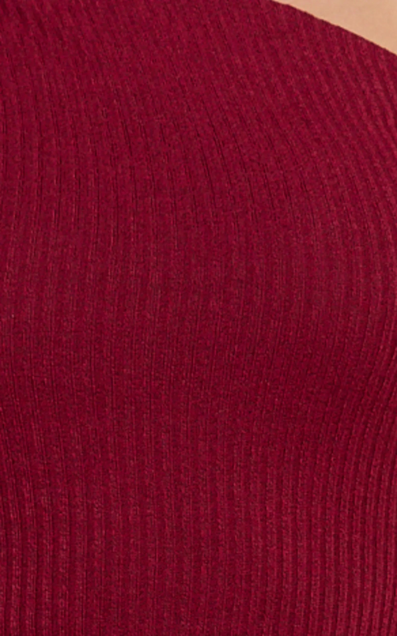 Faith Maxi Dress - Off Shoulder Long Sleeve Maxi Dress in Wine