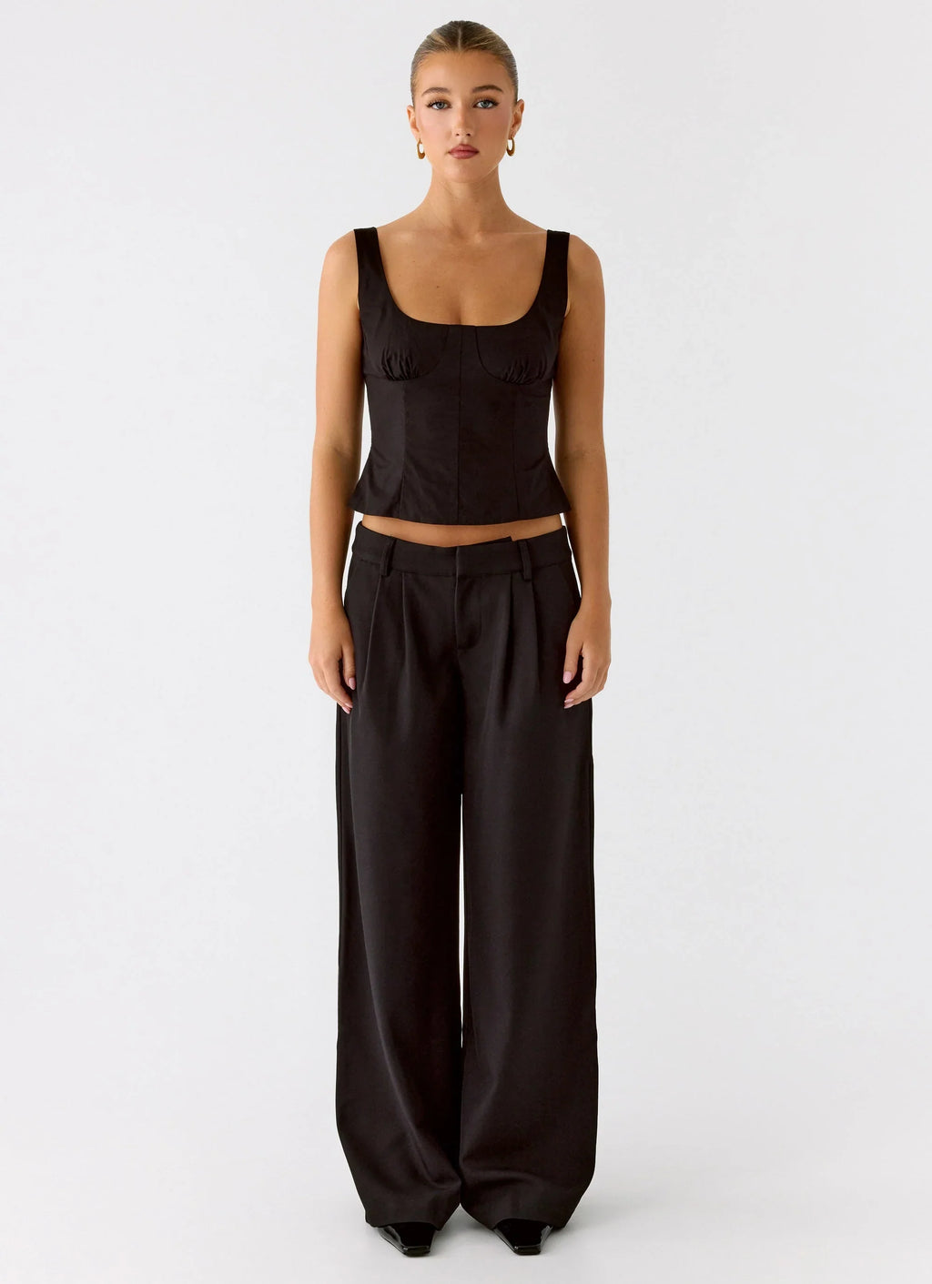 Samuel Low Rise Suiting Pants - Black