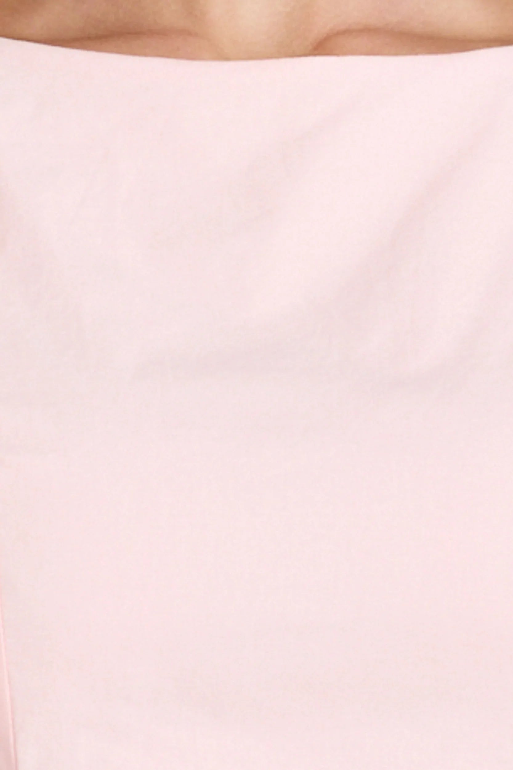 Casina Midi Dress - Boat Neck Tie Back Fit And Flare Dress in Pale Pink