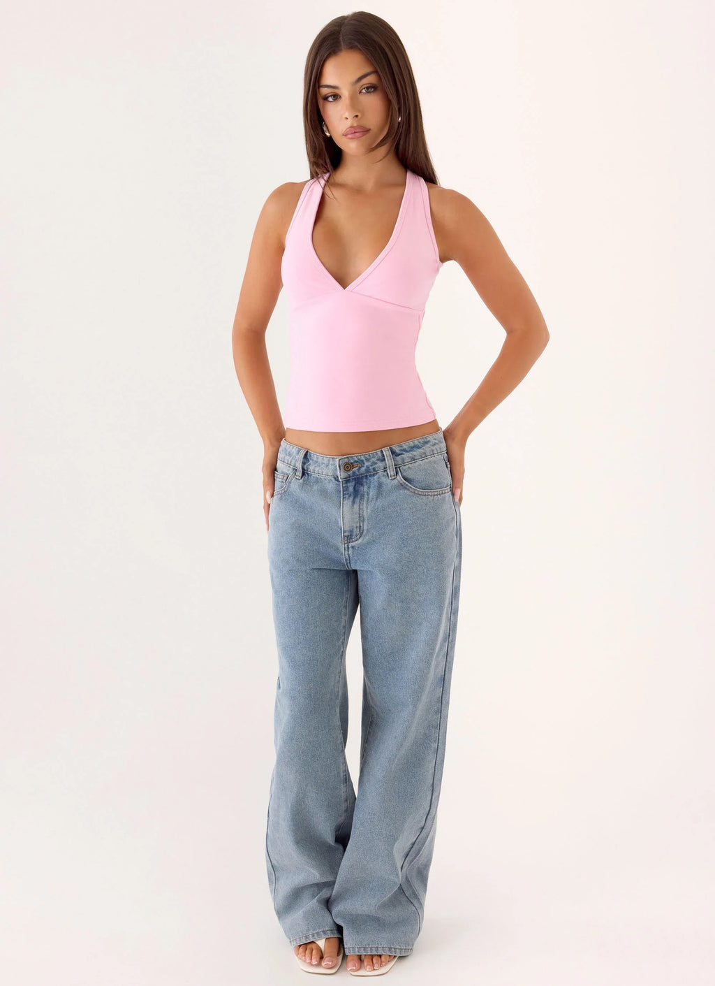Lua Halter Top - Pink