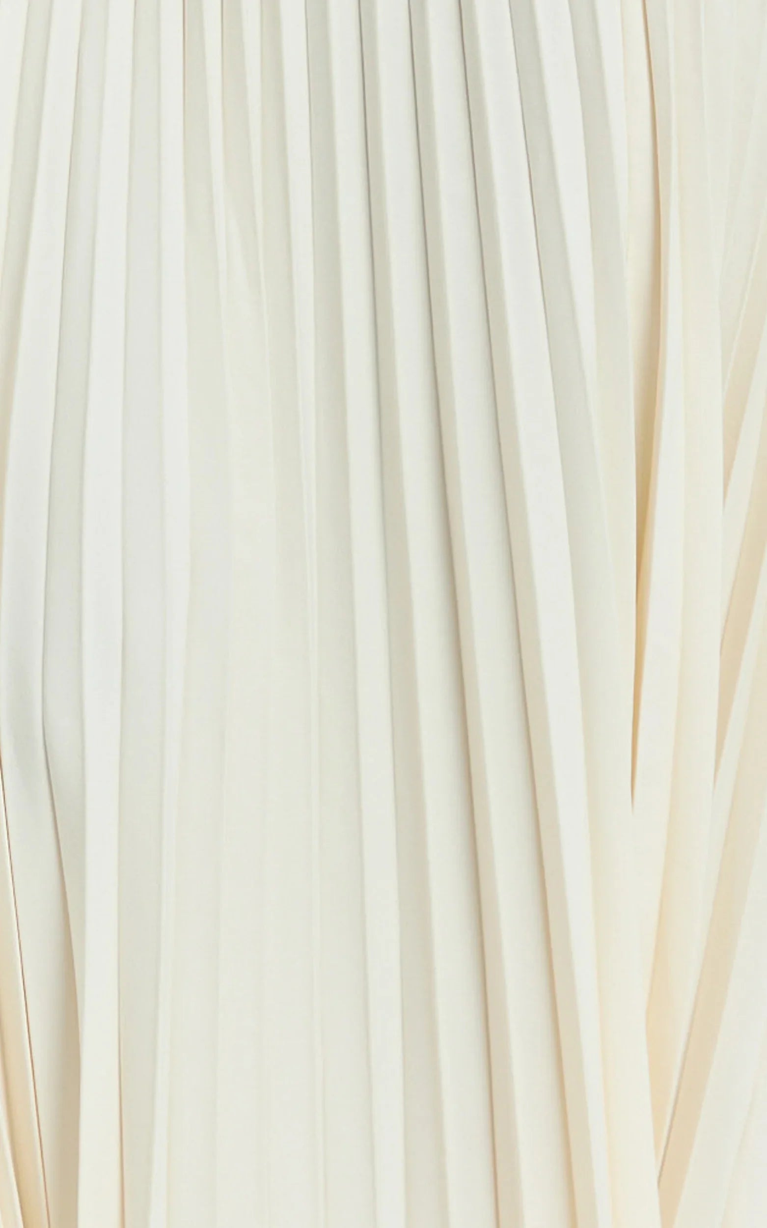 Loretta Maxi Dress - Contrast Halter Neck Pleated Dress in Pastel Yellow