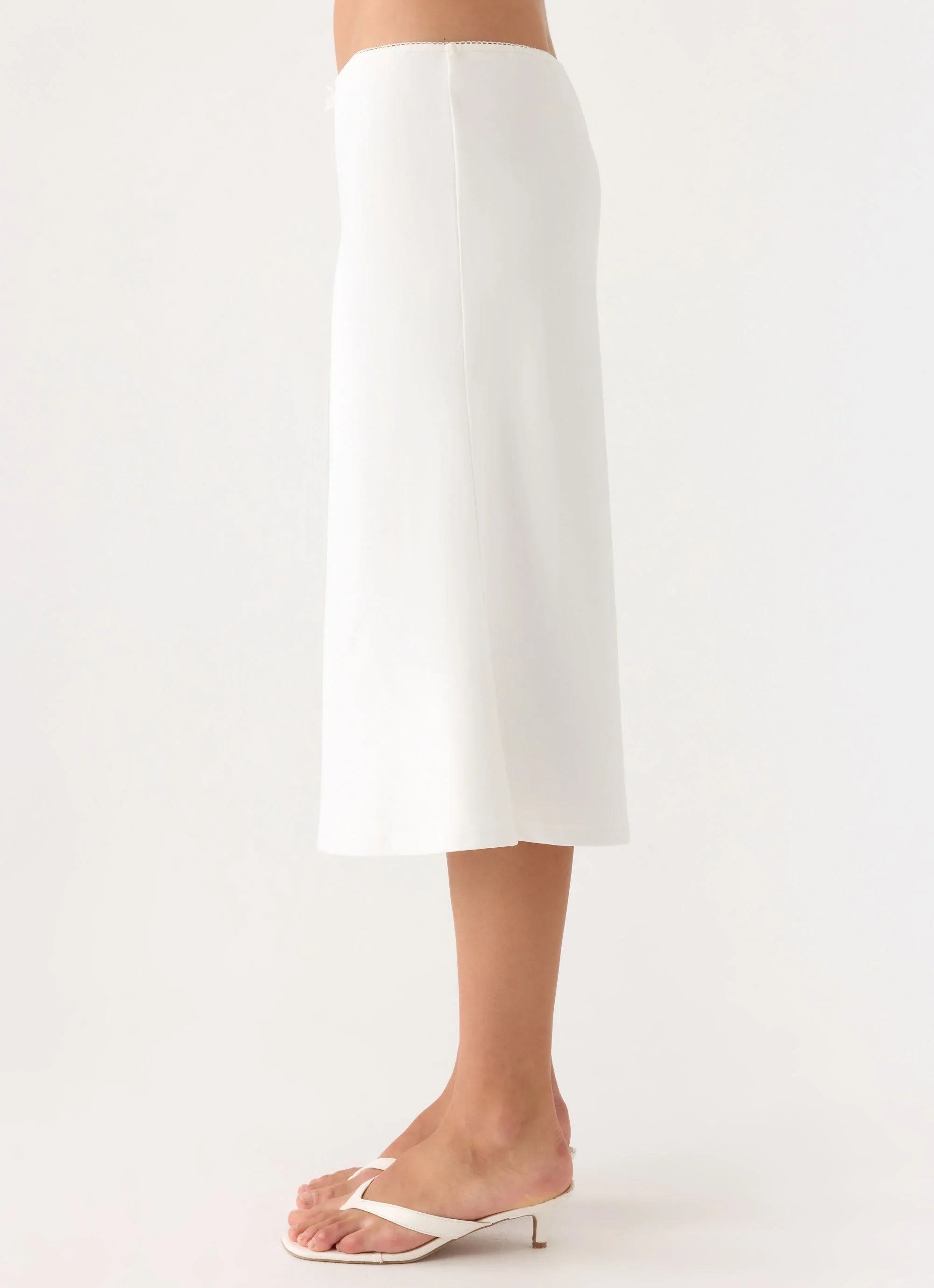 Marquas Midi Skirt - White