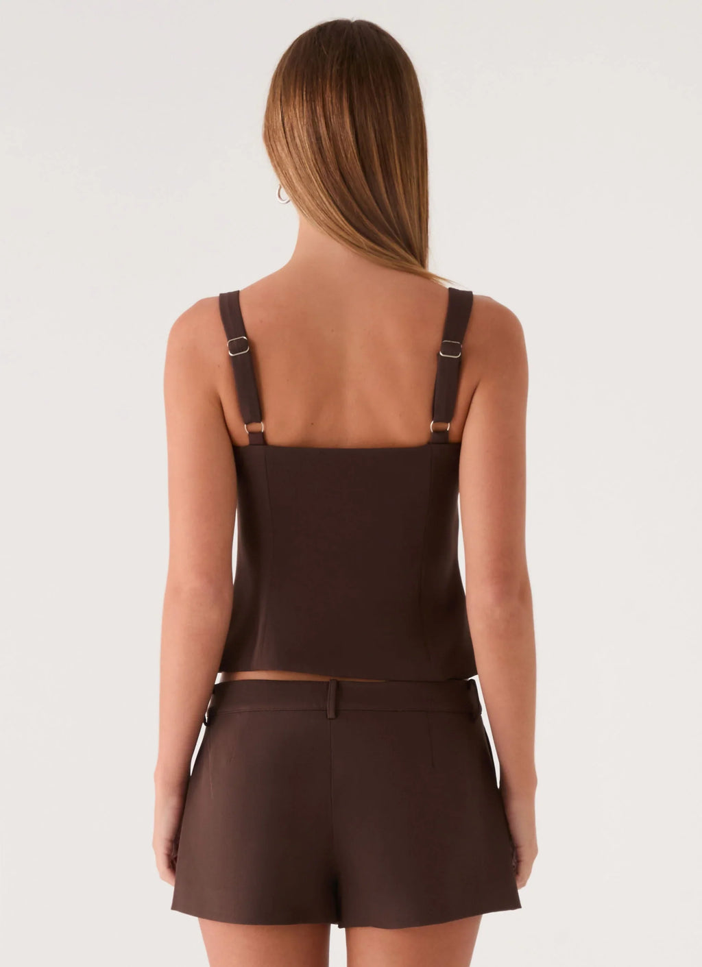 Autrey Suiting Top - Chocolate