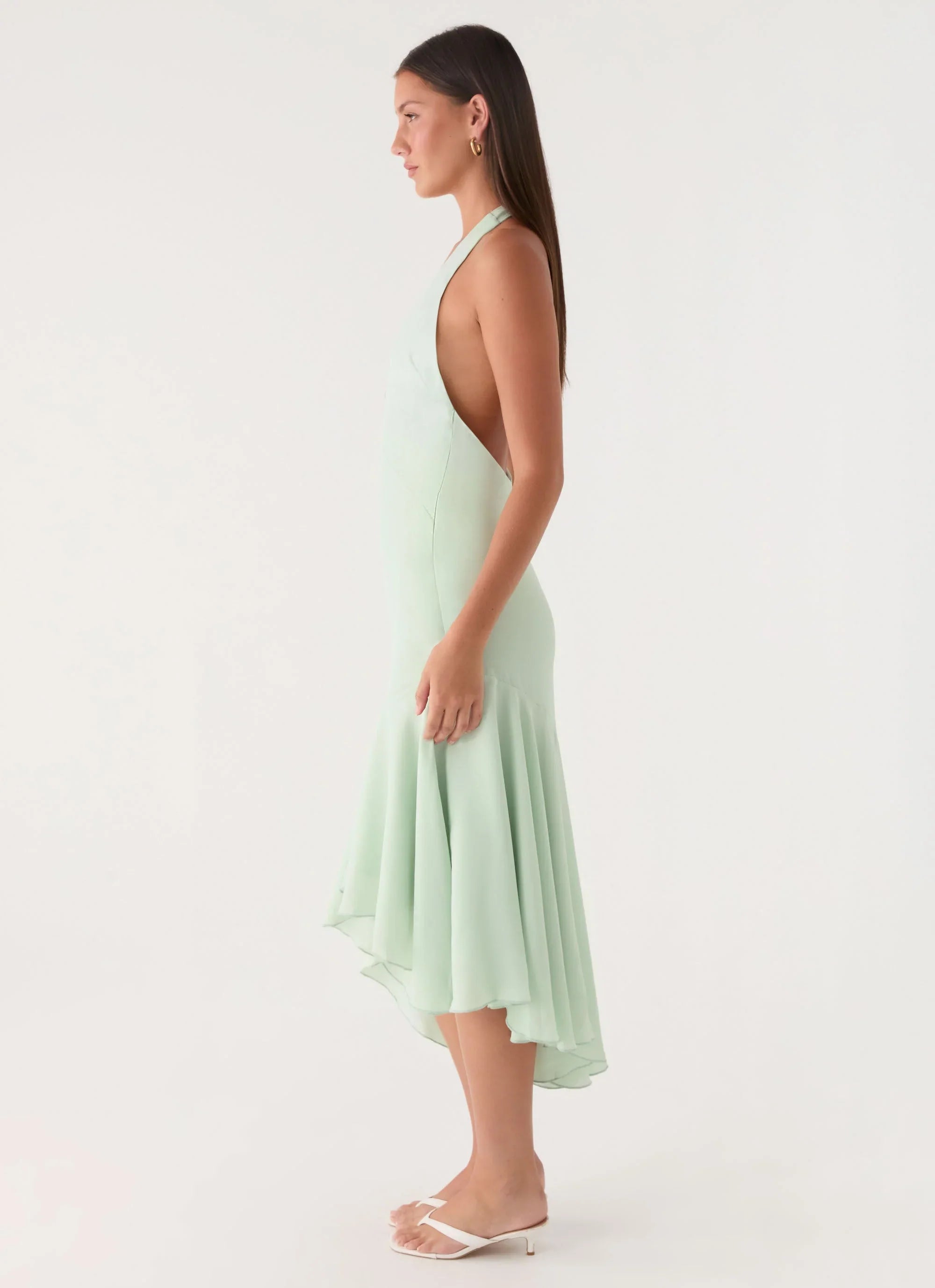 Darline Midi Dress - Pistachio
