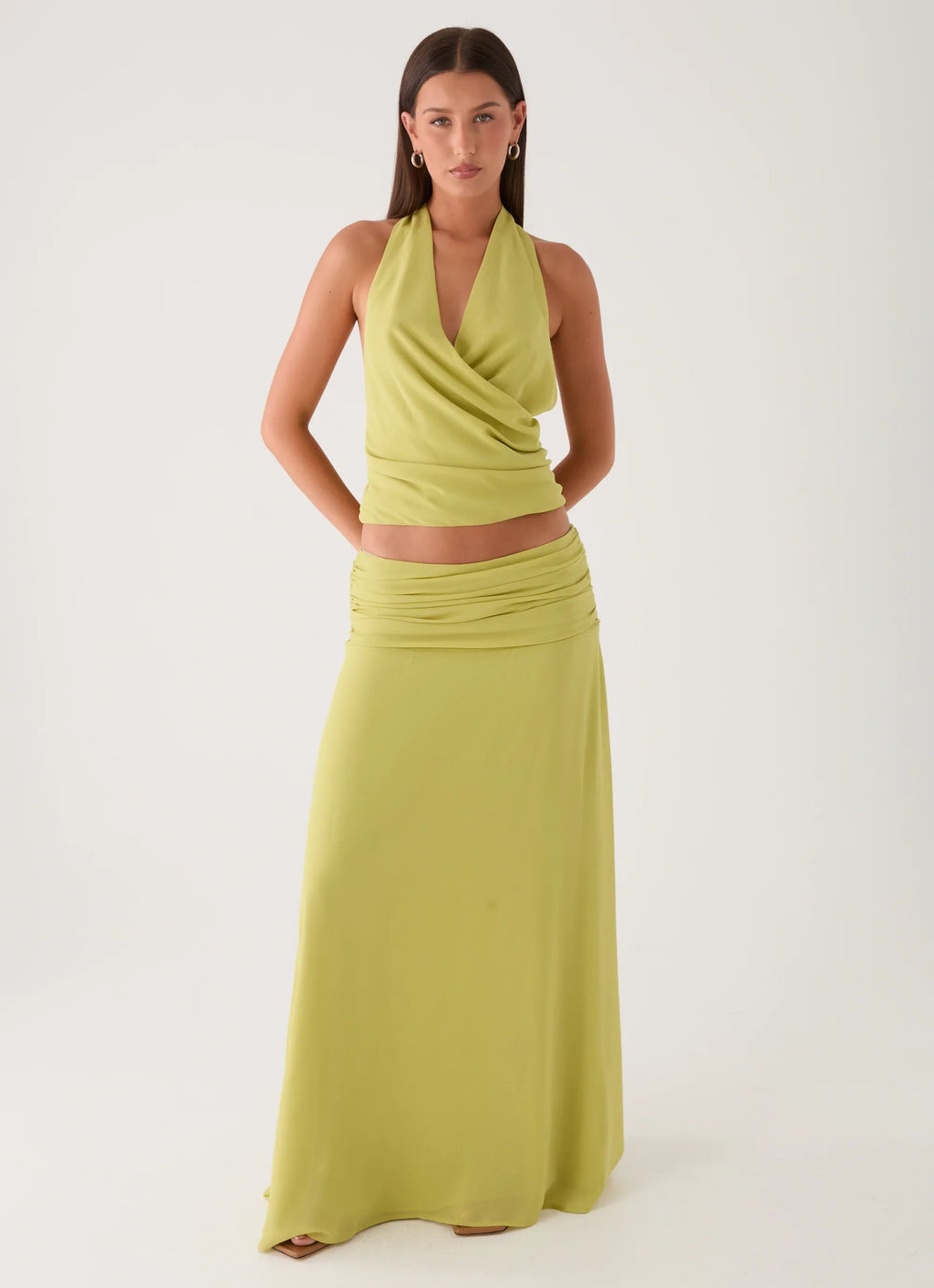 Willowmena Maxi Skirt - Lime