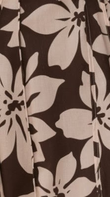 Solange Maxi Dress - Chocolate Floral