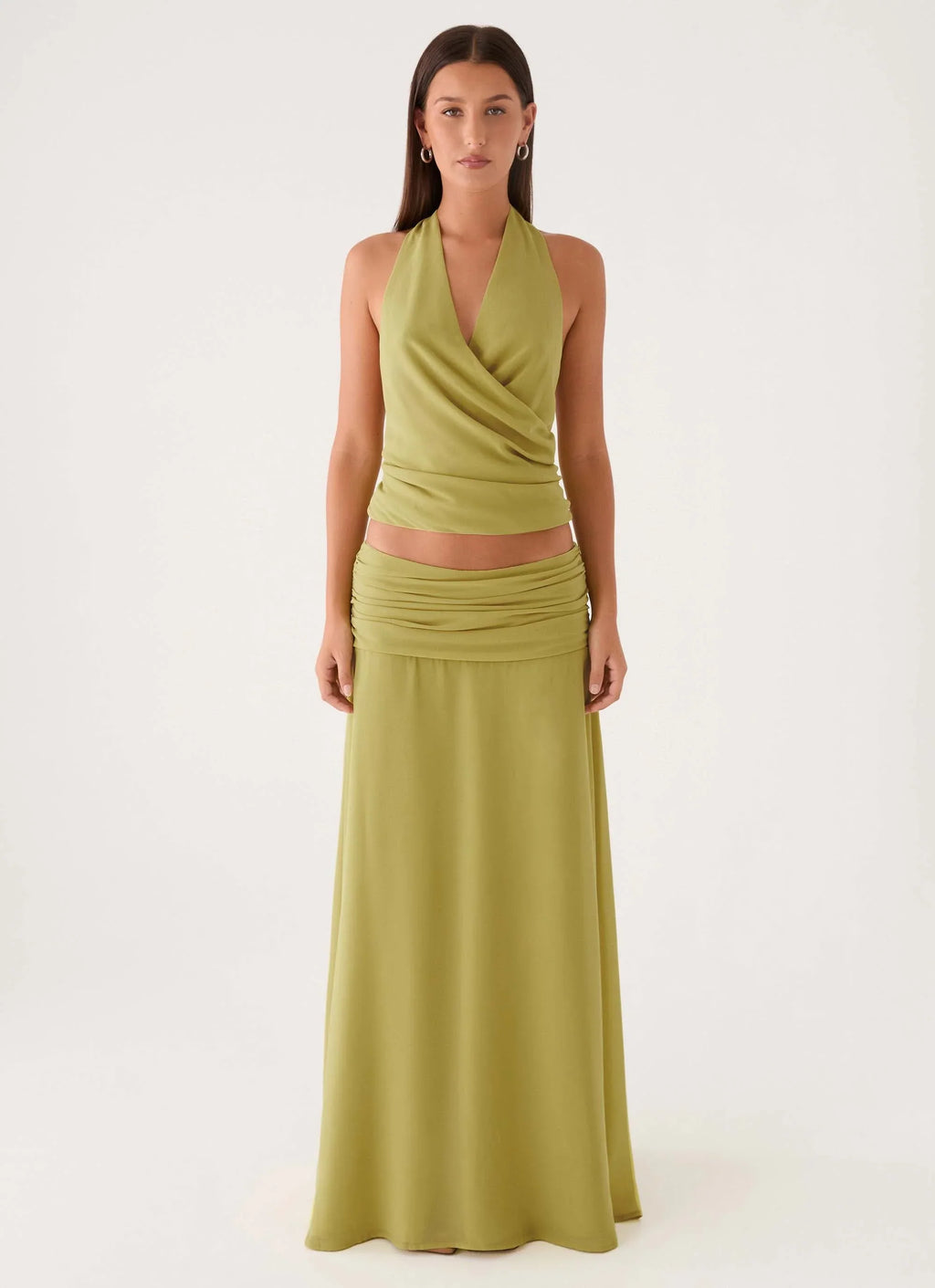 Willowmena Maxi Skirt - Lime
