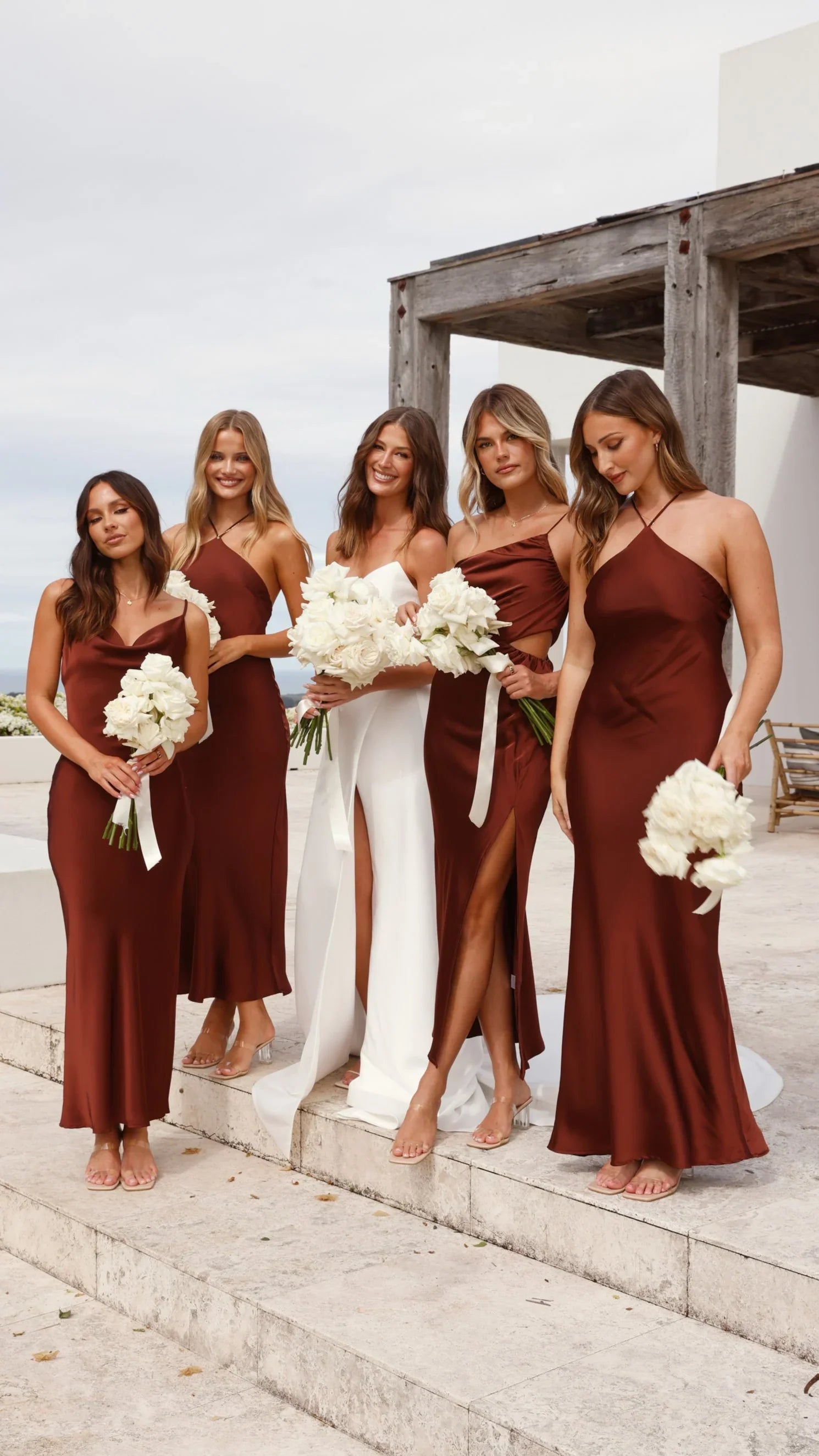 Chiara Maxi Dress - Brown