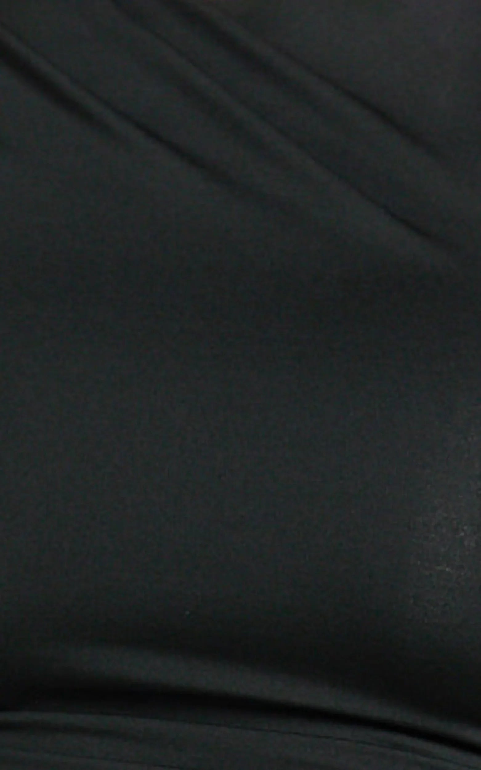Dixie Maxi Dress - One Sleeve Cut Out Bodycon Dress in Black