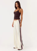 Deacon Low Rise Pants - Bloom Stripe