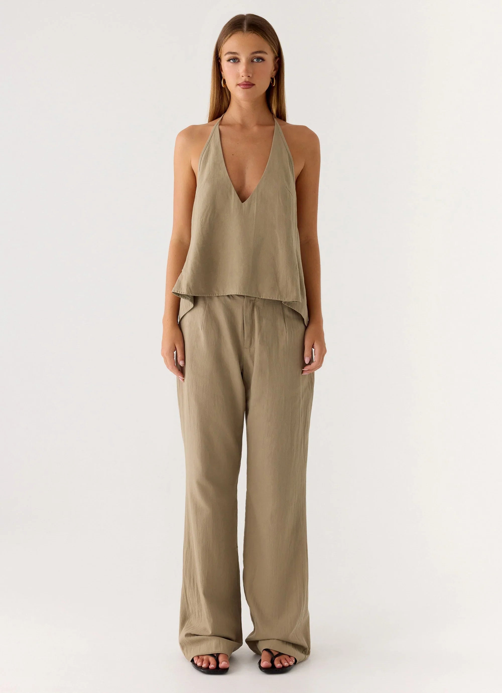 Ingrid Top - Sand Brown