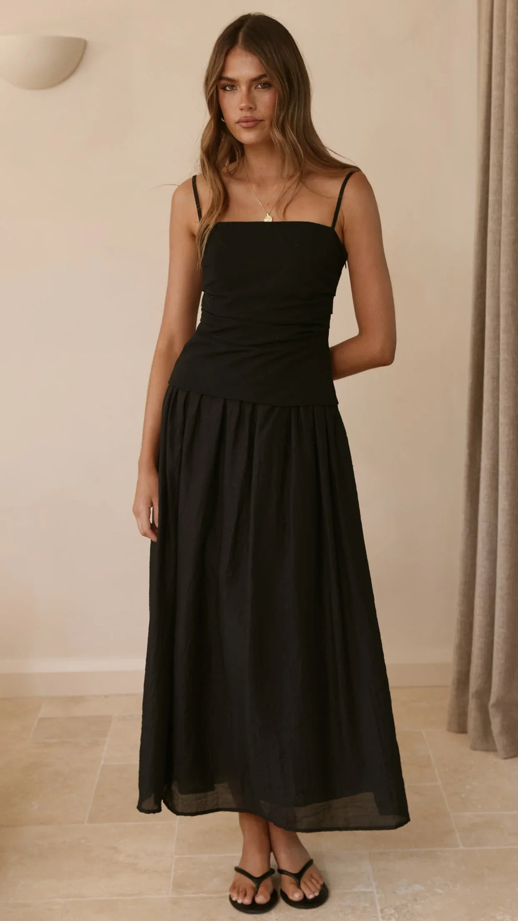 Valentina Maxi Dress - Black