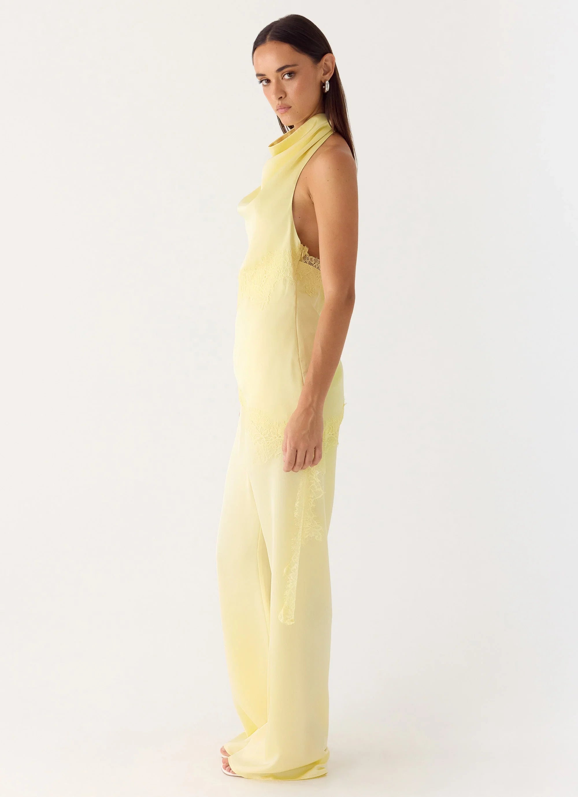 Emilee Cowl Top - Yellow