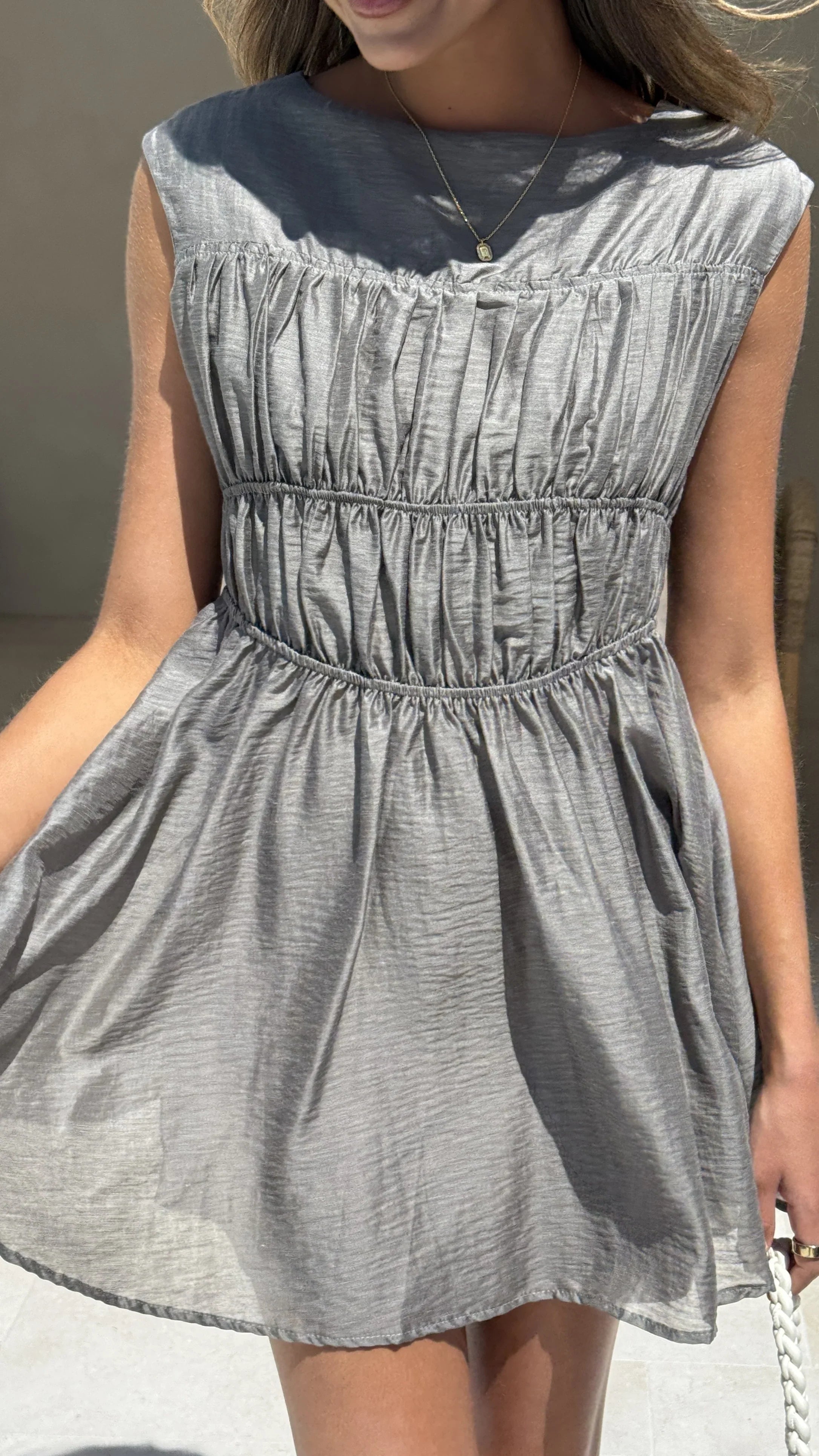 Masha Mini Dress - Khaki