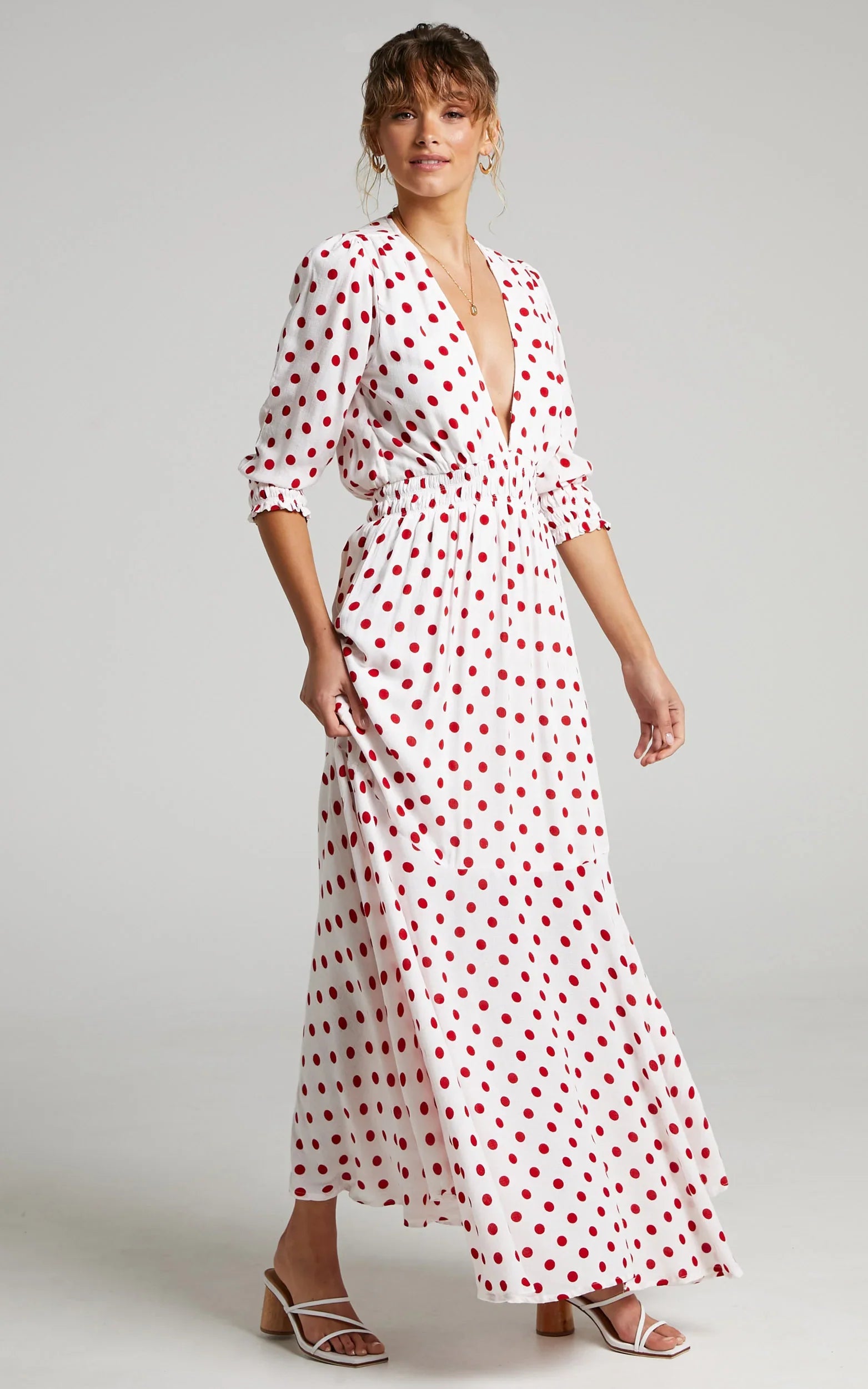 Rue Stiic - Faye Maxi Dress - In Elle Polka Dot
