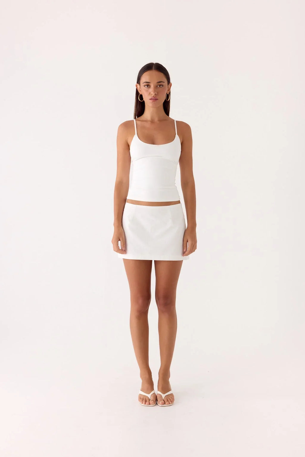 Sofia Mini Skirt - White