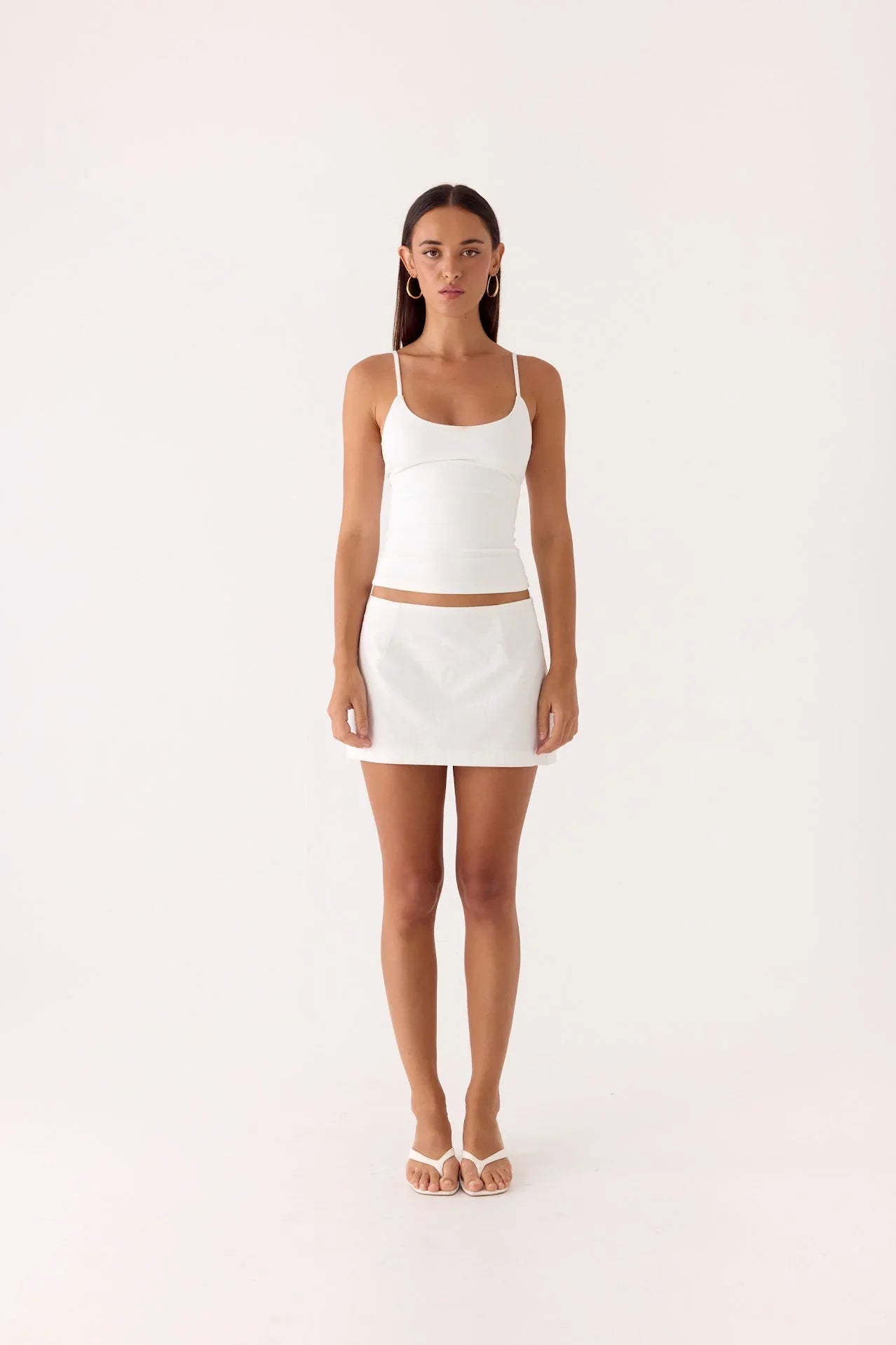 Sofia Mini Skirt - White