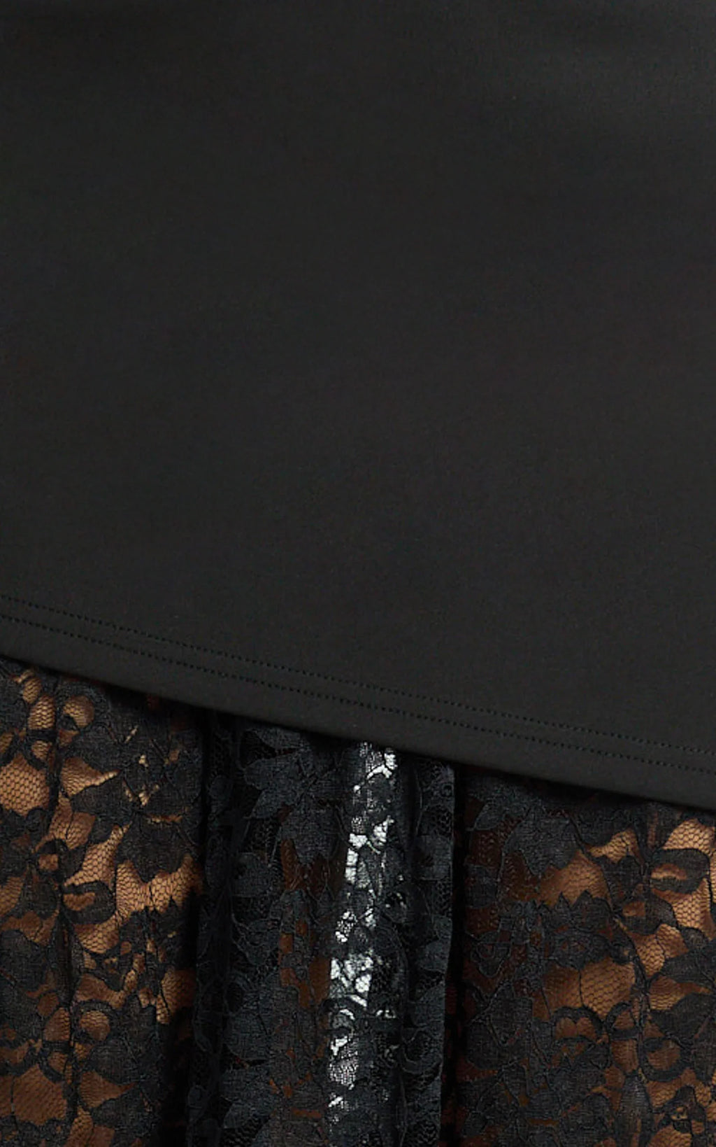 Mila Midi Dress - Strapless Dropped Waist Dress in Black