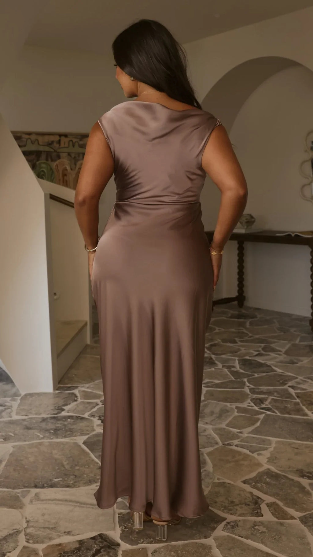 Gigi Maxi Dress - Mushroom
